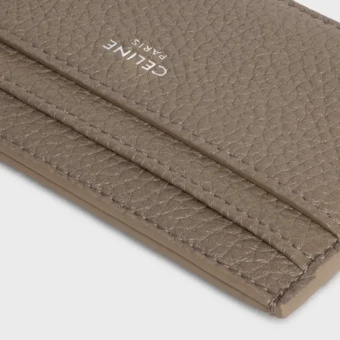 Card Holder in Grained Calfskin