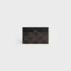 Card Holder in Triomphe Canvas and Calfskin