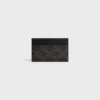 Card Holder in Triomphe Canvas and Calfskin