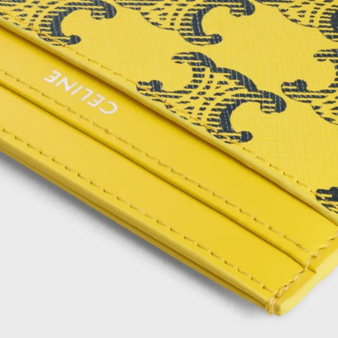 Card Holder in Triomphe Canvas and Calfskin