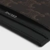 Card Holder in Triomphe Canvas and Calfskin