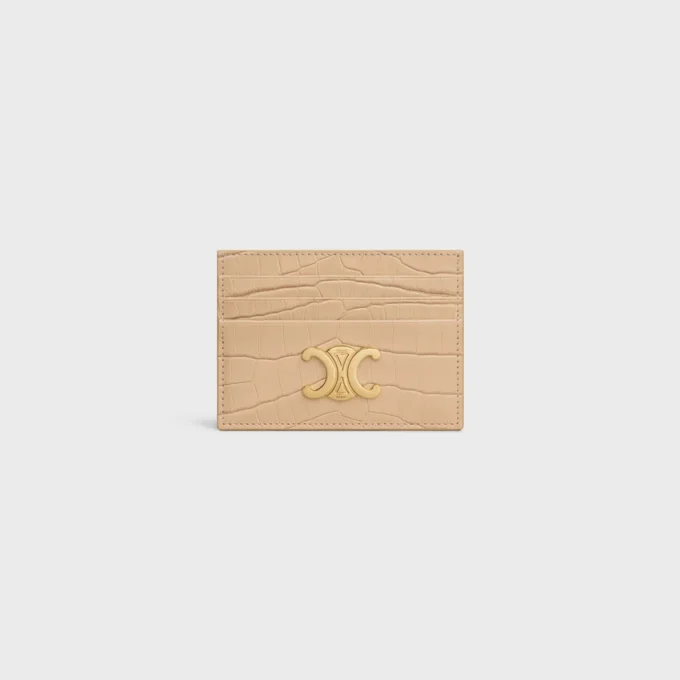 Card Holder Triomphe in Niloticus Crocodile
