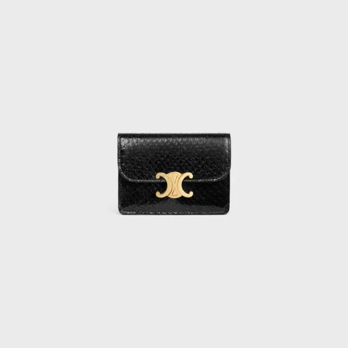 Card Holder with Flap Triomphe in Python