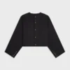Cardigan Jacket in Wool Cloth Cardigan Jacket in Wool Cloth