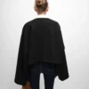 Cardigan Jacket in Wool Cloth Cardigan Jacket in Wool Cloth