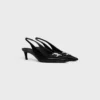 Celine Alma Triomphe Slingback in Glossy Calfskin