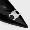Celine Alma Triomphe Slingback in Glossy Calfskin