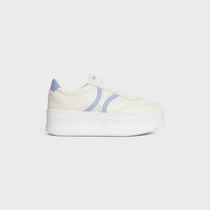 Celine – Block Sneakers with Back Triomphe and Wedge Outsole in Calfskin