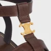 Celine Clea Triomphe Sandal in Calfskin – Vegetal Tanning