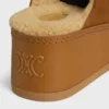 Celine Dana – Wedge Mule in Suede Calfskin