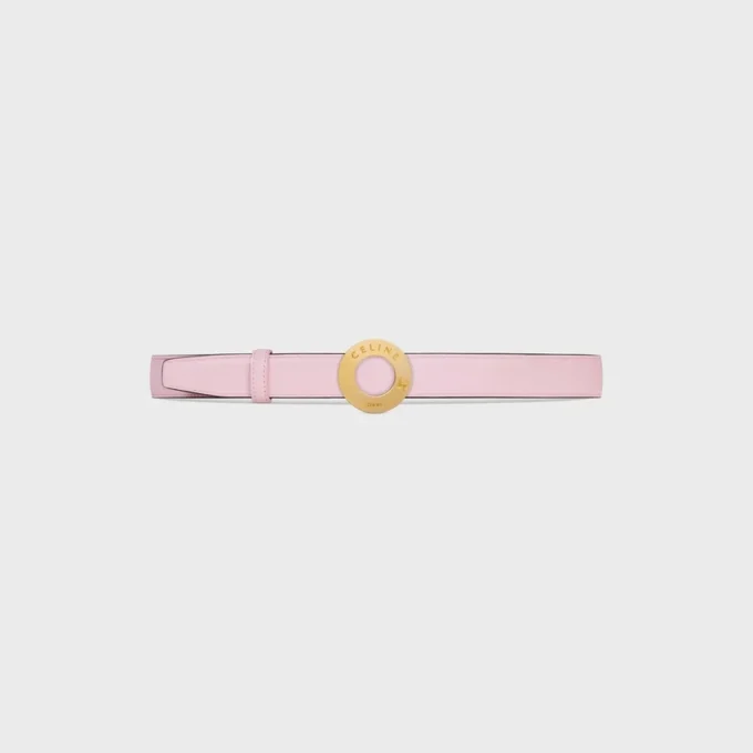Celine Disc Buckle 25Mm in Metal & Reversible Strap 25Mm in Taurillon Celine Disc Buckle 25Mm in Metal & Reversible Strap 25Mm in Taurillon