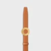Celine Disc Buckle 25Mm in Metal & Reversible Strap 25Mm in Taurillon and Natural Calfskin Celine Disc Buckle 25Mm in Metal & Reversible Strap 25Mm in Taurillon and Natural Calfskin