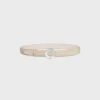 Celine Disc Buckle & Reversible Strap 25Mm