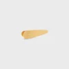 Celine Hair Clip in Brass with Gold Finish, Steel and Zamak