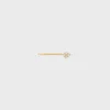 Celine Hair Slide in Brass with Gold Finish and Resin Pearls