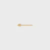 Celine Hair Slide in Brass with Gold Finish and Resin Pearls