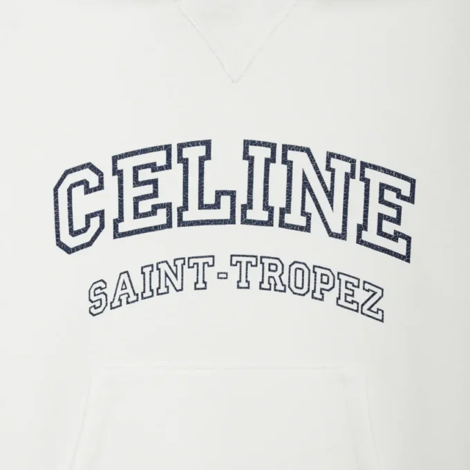 Celine Hoodie in Fleece Cotton Celine Hoodie in Fleece Cotton