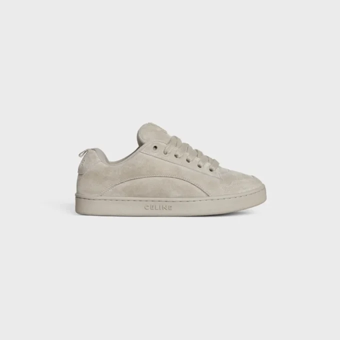 Celine Huntington – Low Top Sneakers in Suede Calfskin and Mesh