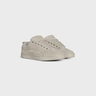 Celine Huntington – Low Top Sneakers in Suede Calfskin and Mesh