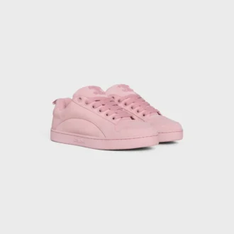 Celine Huntington – Low Top Sneakers in Suede Calfskin and Mesh