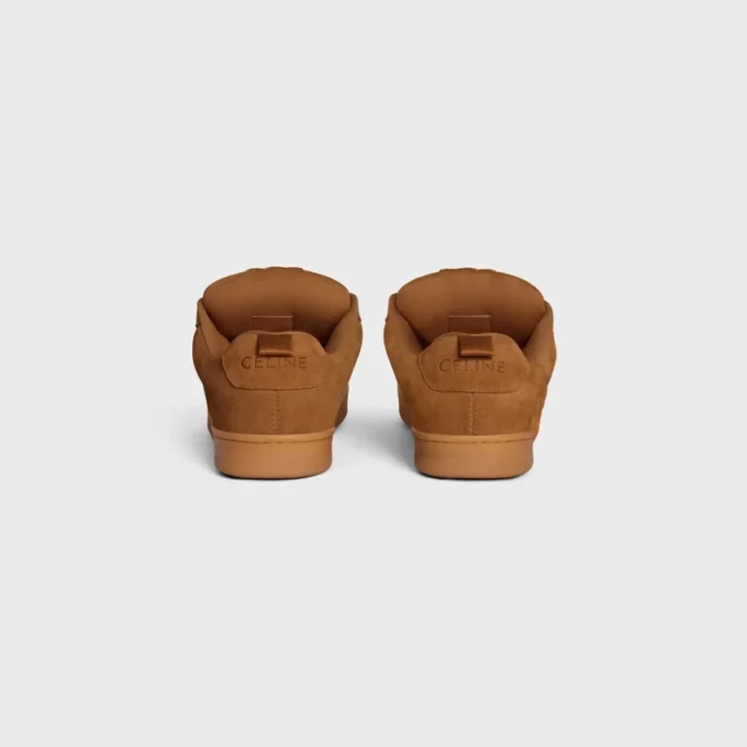 Celine Huntington Low Lace-Up Sneaker in Suede Calfskin and Mesh Celine Huntington Low Lace-Up Sneaker in Suede Calfskin and Mesh