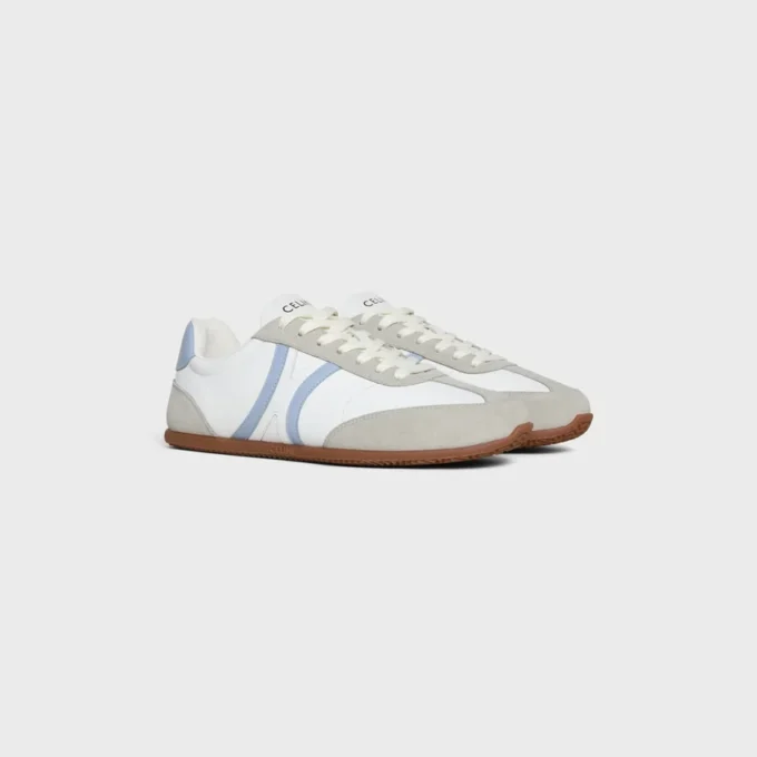 Celine Jogger – Low Lace-Up Sneaker in Calfskin and Suede Calfskin Celine Jogger – Low Lace-Up Sneaker in Calfskin and Suede Calfskin