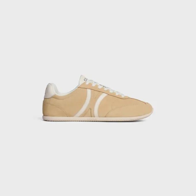 Celine Jogger – Low Lace-Up Sneaker in Suede Calfskin and Calfskin Celine Jogger – Low Lace-Up Sneaker in Suede Calfskin and Calfskin