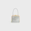 Celine Lana Minaudiere in Suede Calfskin with Strass