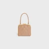 Celine Lana Minaudiere in Suede Calfskin with Triomphe Strass