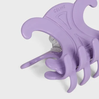 Celine Large Hair Claw in Acetate