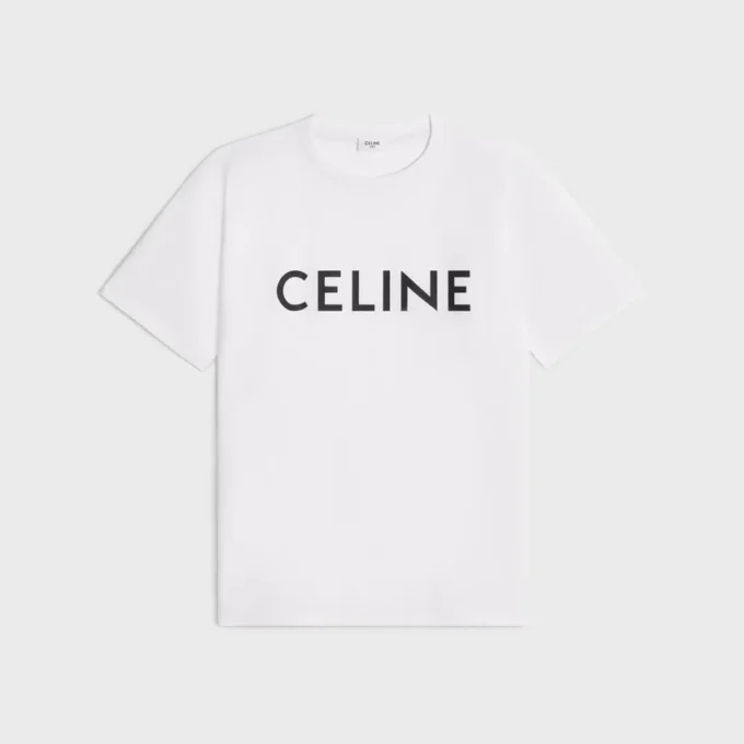 Celine Loose T-Shirt in Cotton Jersey