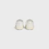 Celine Lou Low Lace-Up Sneaker with Triomphe in Canvas and Calfskin Celine Lou Low Lace-Up Sneaker with Triomphe in Canvas and Calfskin