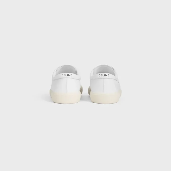 Celine Lou Low Lace-Up Sneaker with Triomphe in Lambskin