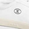 Celine Lou Low Lace-Up Sneaker with Triomphe in Lambskin