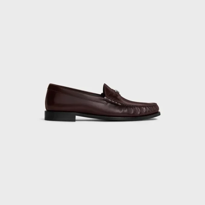 Celine Luco Triomphe Loafer in Polished Bull Celine Luco Triomphe Loafer in Polished Bull