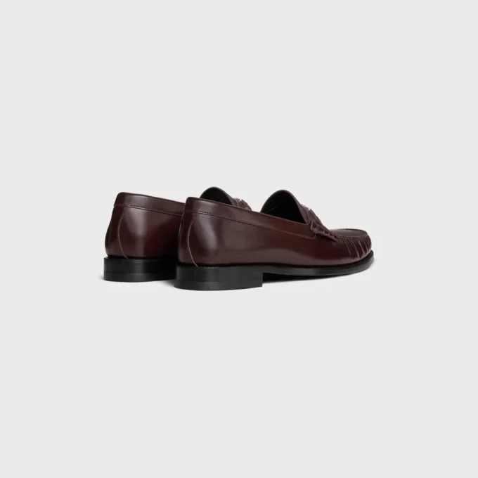 Celine Luco Triomphe Loafer in Polished Bull Celine Luco Triomphe Loafer in Polished Bull