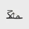 Celine Lympia Strappy Jewel Sandal  in Calfskin