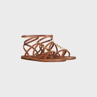 Celine Lympia Strappy Jewel Sandal  in Calfskin