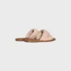Celine Lympia Twisted Sandal in Sponge Fabric