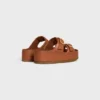 Celine Polly Wedge Mule in Calfskin