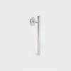 Celine Sentimental Straight Earring in White Gold and Diamond Celine Sentimental Straight Earring in White Gold and Diamond