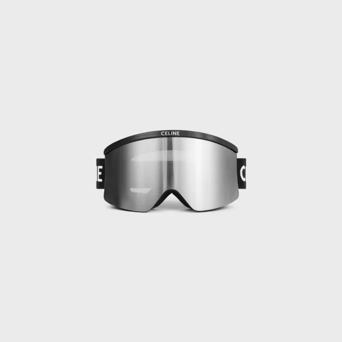 Celine Ski Mask in Injected Nylon with Mirror Lenses