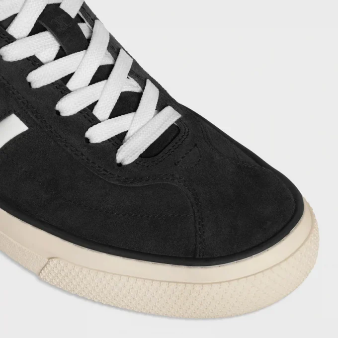 Celine Sunset Low Lace-Up Sneaker in Suede Calfskin and Calfskin Celine Sunset Low Lace-Up Sneaker in Suede Calfskin and Calfskin