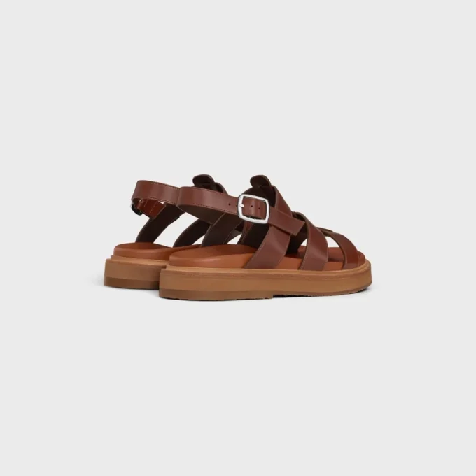 Celine Tippi Sandal in Calfskin – Vegetal Tanning Celine Tippi Sandal in Calfskin – Vegetal Tanning
