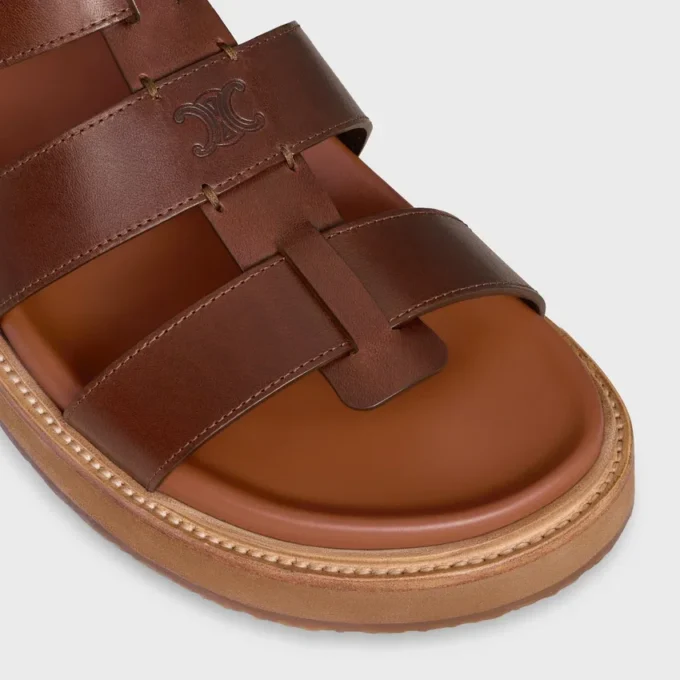 Celine Tippi Sandal in Calfskin – Vegetal Tanning Celine Tippi Sandal in Calfskin – Vegetal Tanning