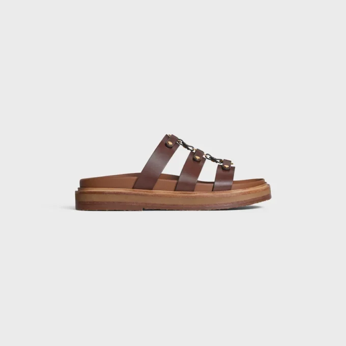 Celine – Tippi Slide in Calfskin – Vegetal Tanning Celine – Tippi Slide in Calfskin – Vegetal Tanning