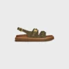 Celine – Tippi Triomphe Sandal in Suede Calfskin