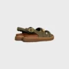Celine – Tippi Triomphe Sandal in Suede Calfskin