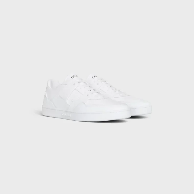 Celine Trainer Ct-04 Low Lace-Up Sneaker in Calfskin