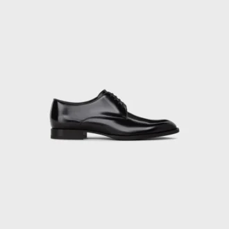 Celine Tuxedo Derby in Polished Bull Celine Tuxedo Derby in Polished Bull